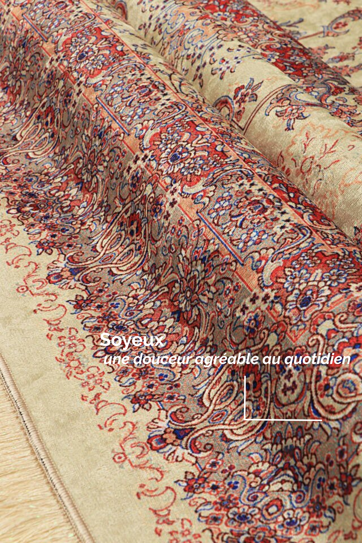 Tapis de prière Qamar – Praticité & Élégance (Essentielle)