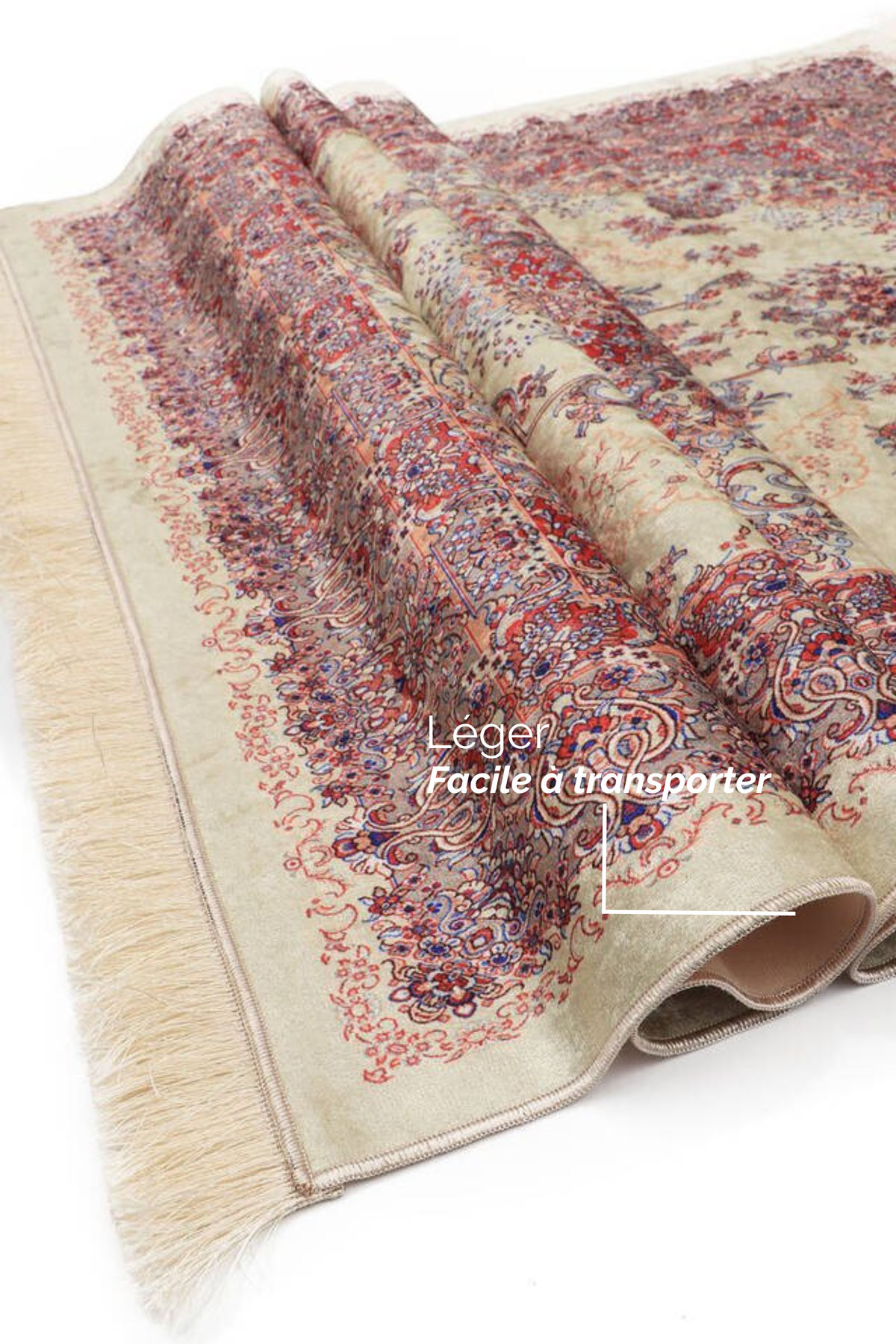 Tapis de prière Qamar – Praticité & Élégance (Essentielle)
